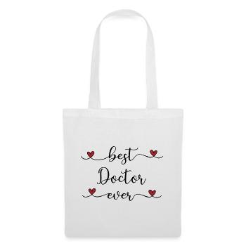 Meilleur médecin du monde - Sac en tissu - blanc - Devant