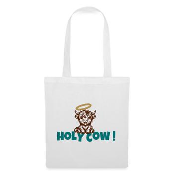 Holy Cow Halo Cartoon - Stoffbeutel - Weiß - Vorne