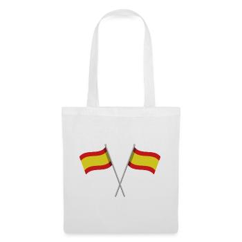 Spanische Flagge - Stoffbeutel - Weiß - Vorne