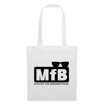 MfB Meister für Bäderbetriebe Sonnenbrille  - Stoffbeutel - Weiß - Vorne