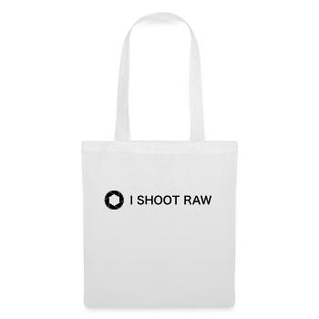 I shoot raw - Stoffbeutel - Weiß - Vorne