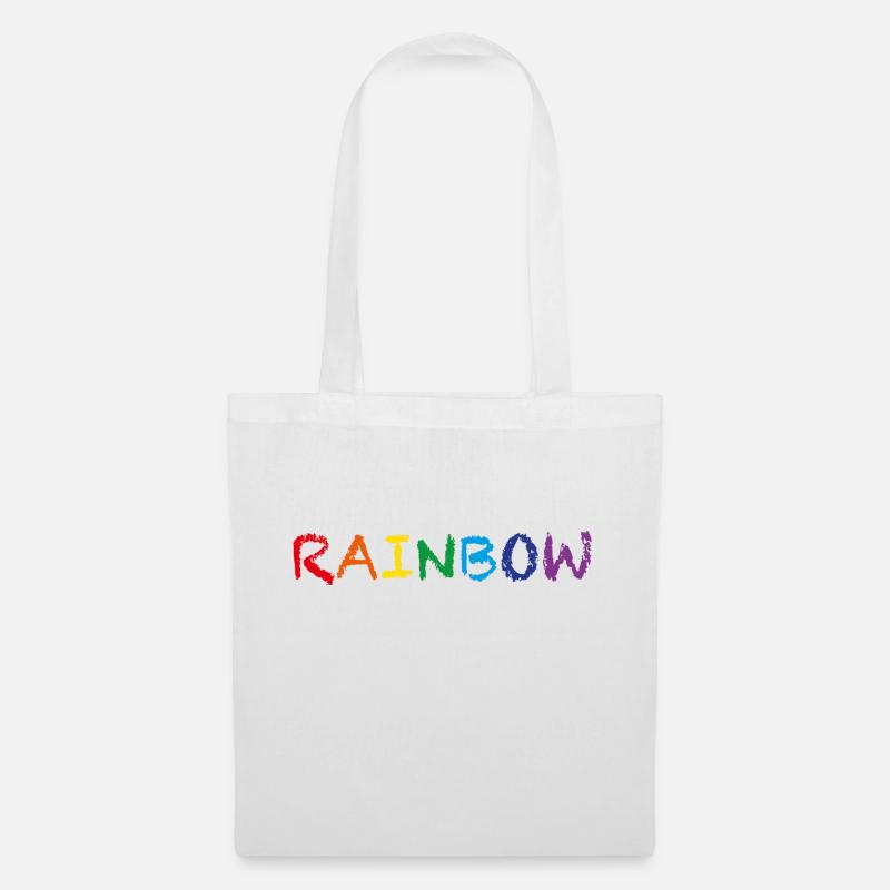 RAINBOW - Stoffbeutel - Weiß