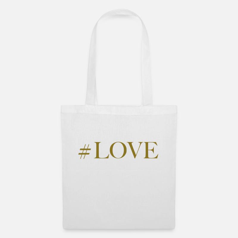 #LOVE - Stoffbeutel - Weiß