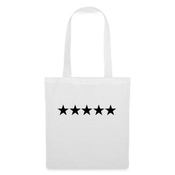 stars - Sac en tissu - blanc - Devant