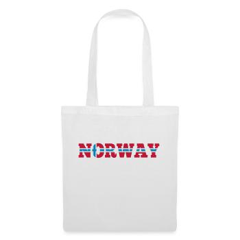 Norway Norwegen - Stoffbeutel - Weiß - Vorne