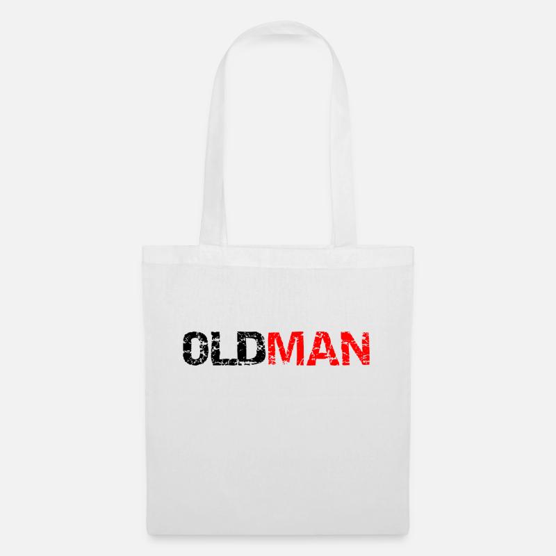 OLD MAN - Tote Bag - white