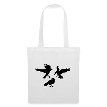 Three raven crows - Tote Bag - white - Front
