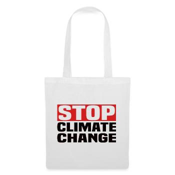 Stop Climate Change - Tote Bag - white - Front