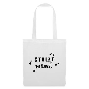 stolze Mama - Stoffbeutel - Weiß - Vorne