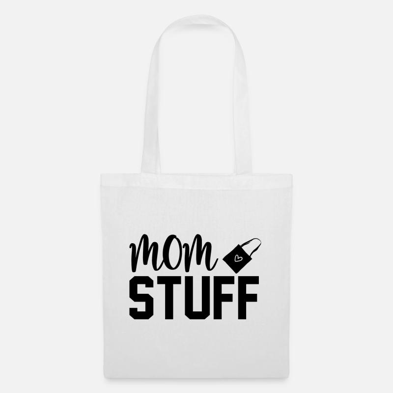 Mom Stuff - Stoffbeutel - Weiß