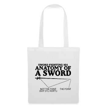 Sword Fighting 101 Anatomy Of A Sword 4 - Tote Bag - white - Front