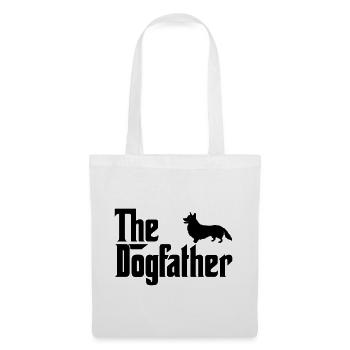 Corgi Dogfather Dog Lover Godfather Style - Sac en tissu - blanc - Devant