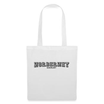 Norderney - Stoffbeutel - Weiß - Vorne