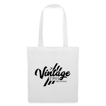 Jahrgang 1993 Geburtstag Vintage Sprüche - Stoffbeutel - Weiß - Vorne