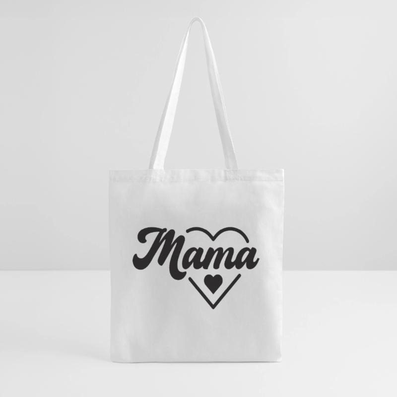Mama Motiv | Muttertags- oder Geburtstagsgeschenk Stoffbeutel