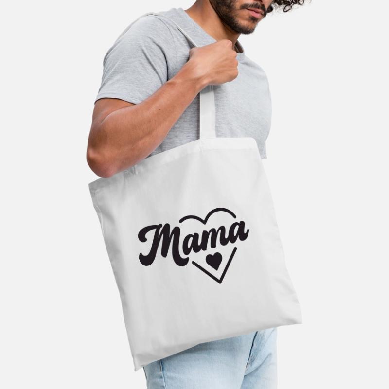 Mama Motiv | Muttertags- oder Geburtstagsgeschenk Stoffbeutel
