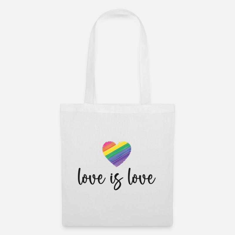 Pride Month - Liebe ist Liebe - Stoffbeutel - Weiß
