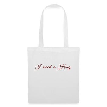J’ai besoin d’un câlin - Sac en tissu - blanc - Devant