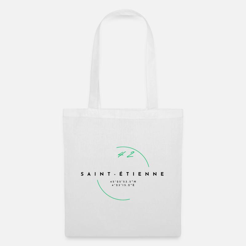 Saint-Étienne - Geschenk - Hollywood - Stoffbeutel - Weiß