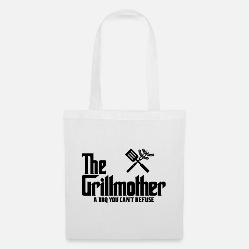 Die Grillmutter - Stoffbeutel - Weiß