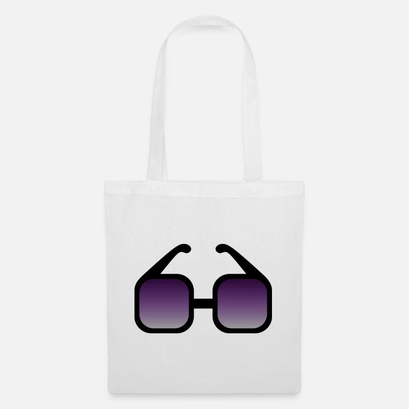 Black Gradient Sunglasses - Tote Bag - white