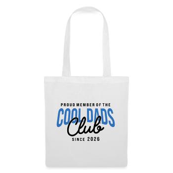 Cool Dads Club Member since 2026 Papa Geschenk - Stoffbeutel - Weiß - Vorne
