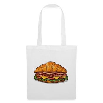 Kroissant Sandwich Motif - Tote Bag - white - Front