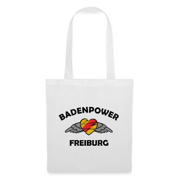 Freiburg Fanshirt - Stoffbeutel - Weiß - Vorne