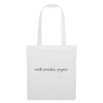 sucre pastèque - Sac en tissu - blanc - Devant