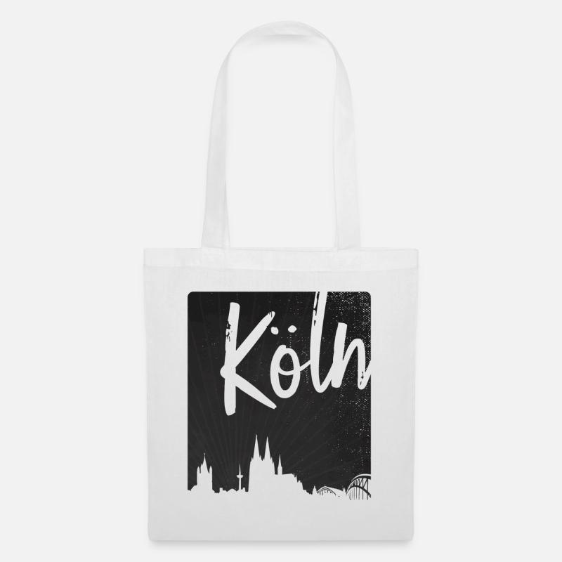 Köln - Stoffbeutel - Weiß