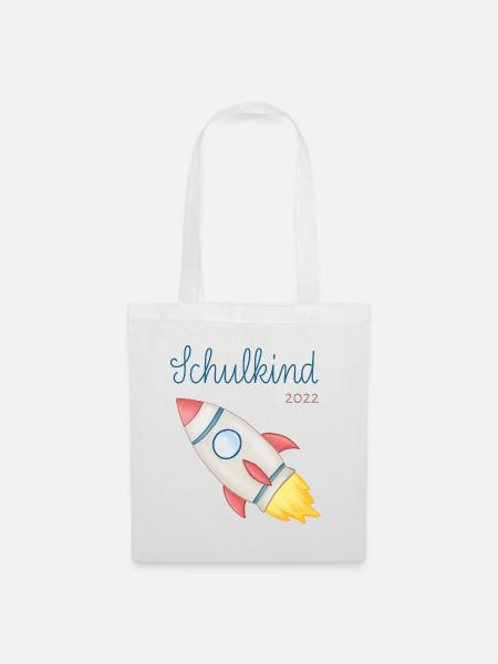 Schoolchild 2022 Rocket - Tote Bag - white