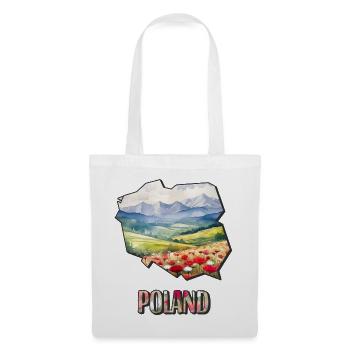 Watercolor Map Poland - Tote Bag - white - Front
