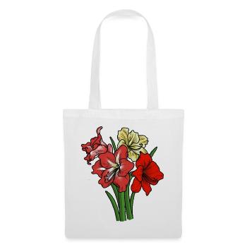 Amaryllis - Sac en tissu - blanc - Devant