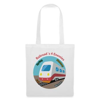 Four Seasons Train Motif, Always Unpunctual - Tote Bag - white - Front