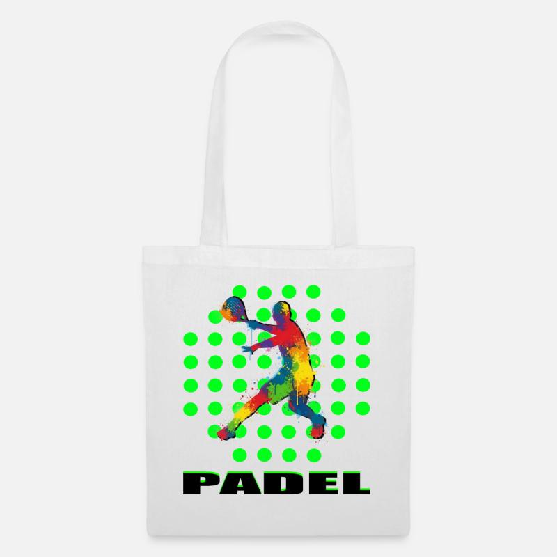 Padel - Stoffbeutel - Weiß