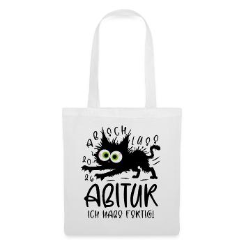 Abitur 2026 I'm done cat - Tote Bag - white - Front