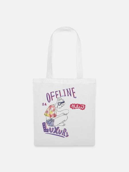 Offline   - Stoffbeutel - Weiß