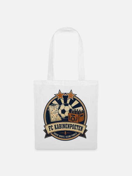 FC Kabinenpoeten - Stoffbeutel - Weiß