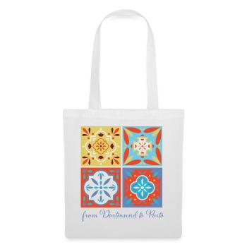 Dortmund to Porto - Tote Bag - white - Front