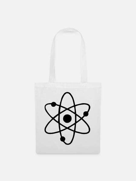 Atom - Stoffbeutel - Weiß