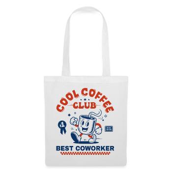 Coffee Club Kaffeeliebhaber-Kollegen-Geschenk - Stoffbeutel - Weiß - Vorne