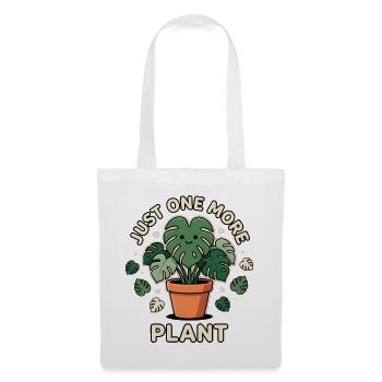 Parents de plantes JUSTE UNE PLANTE DE PLUS - Sac en tissu - blanc - Devant