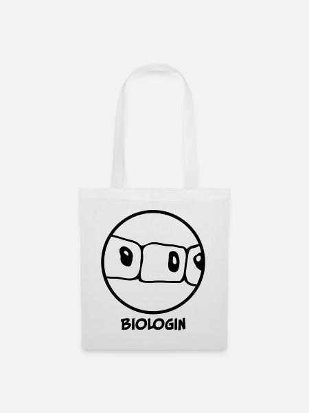 Biologin - Stoffbeutel - Weiß