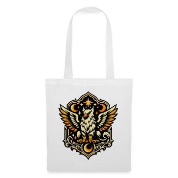 Night Star Owl Crest - Tote Bag - white - Front