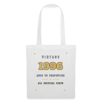 Jahrgang 1996 Bis zur Perfektion gereift - Stoffbeutel - Weiß - Vorne