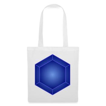 Azure Hexa Prism Glow - Stoffbeutel - Weiß - Vorne