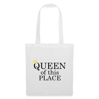 Queen of this place - Stoffbeutel - Weiß - Vorne