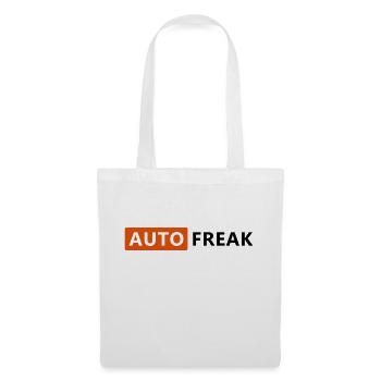 AUTO FREAK - Stoffbeutel - Weiß - Vorne