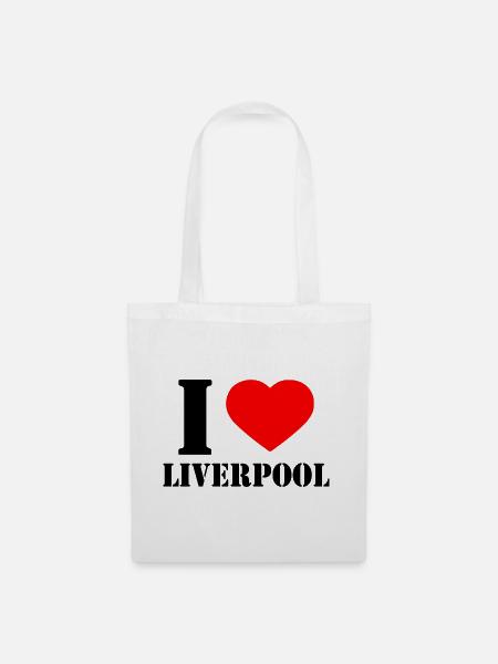 liverpool - Stoffbeutel - Weiß