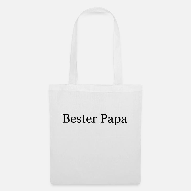 Bester Papa - Stoffbeutel - Weiß
